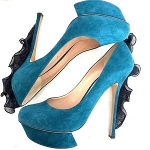 Nicholas Kirkwood Pumps, Frill Heels, size 41